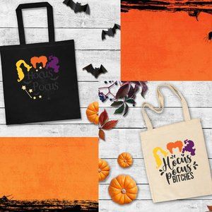 hocus pocus tote bags